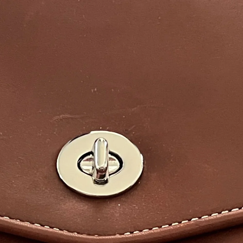 Vintage Coach Tobacco Tan Leather 6457 Brief/Laptop Case NWT